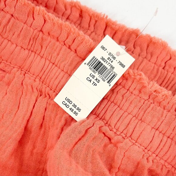 NWT Aerie Gauzy Pool-To-Party Shorts in Saturn Peach - Picture 5 of 5